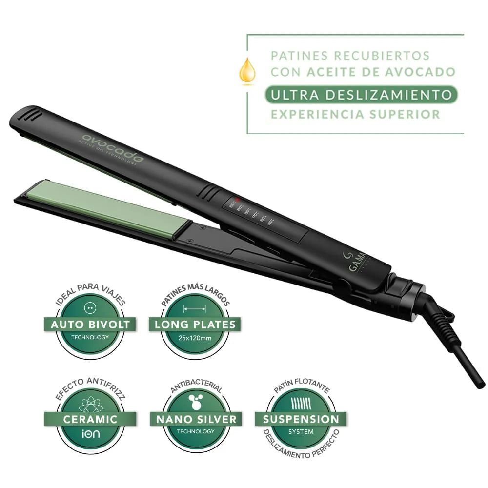 Alisador Elegance Led Avocado