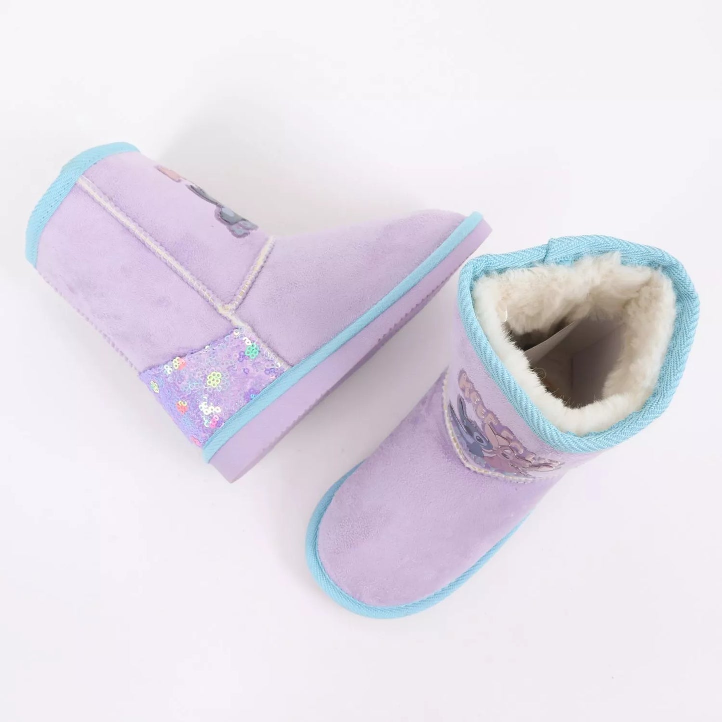 Bota Niña Chiporro Keep Palm Lilo & Stitch Morado