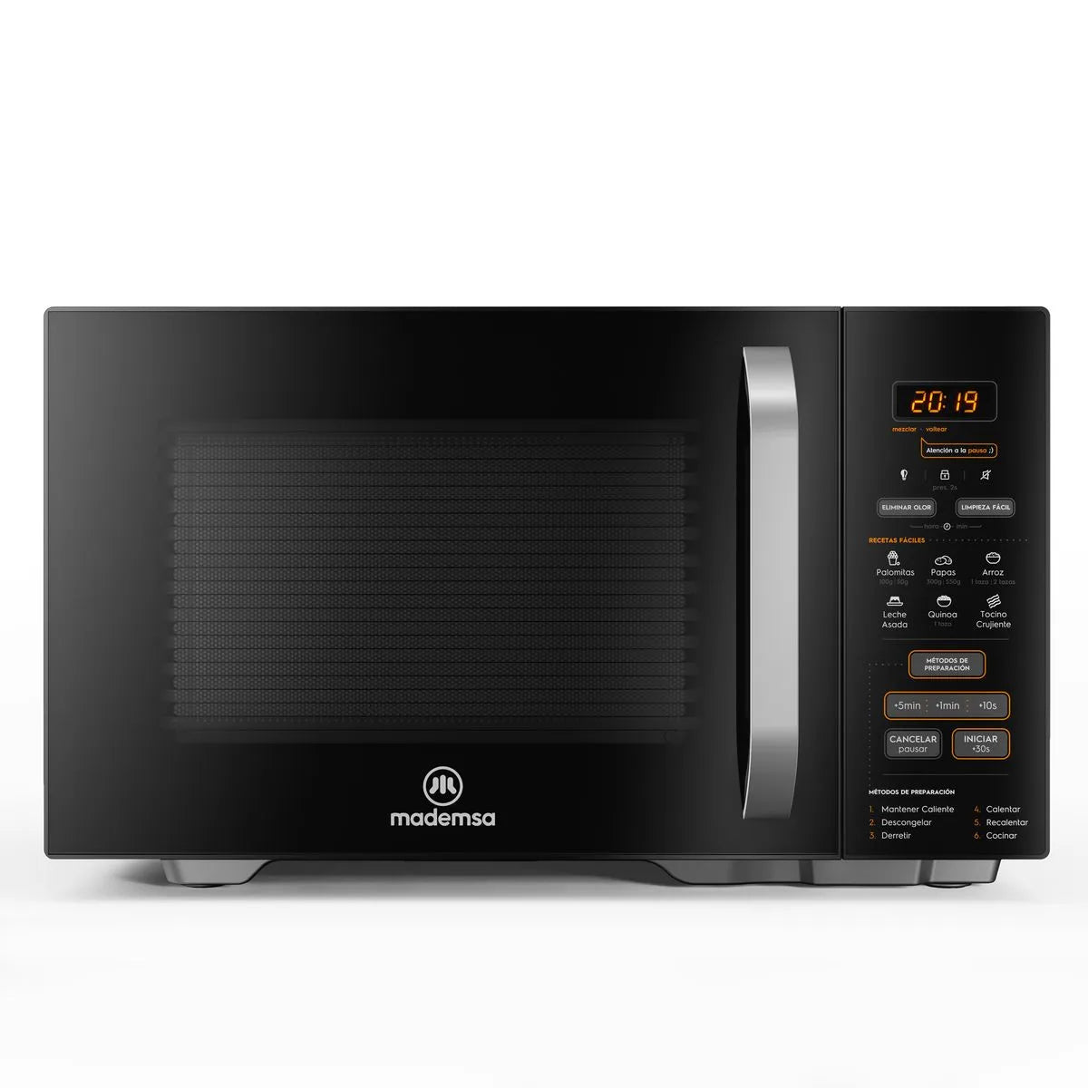 Microondas 28 Litros Digital Descongelamiento Inteligente MM28FB Negro