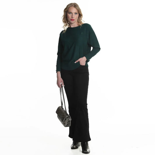 tejido-mujer-básico-batwing-buttons-verde