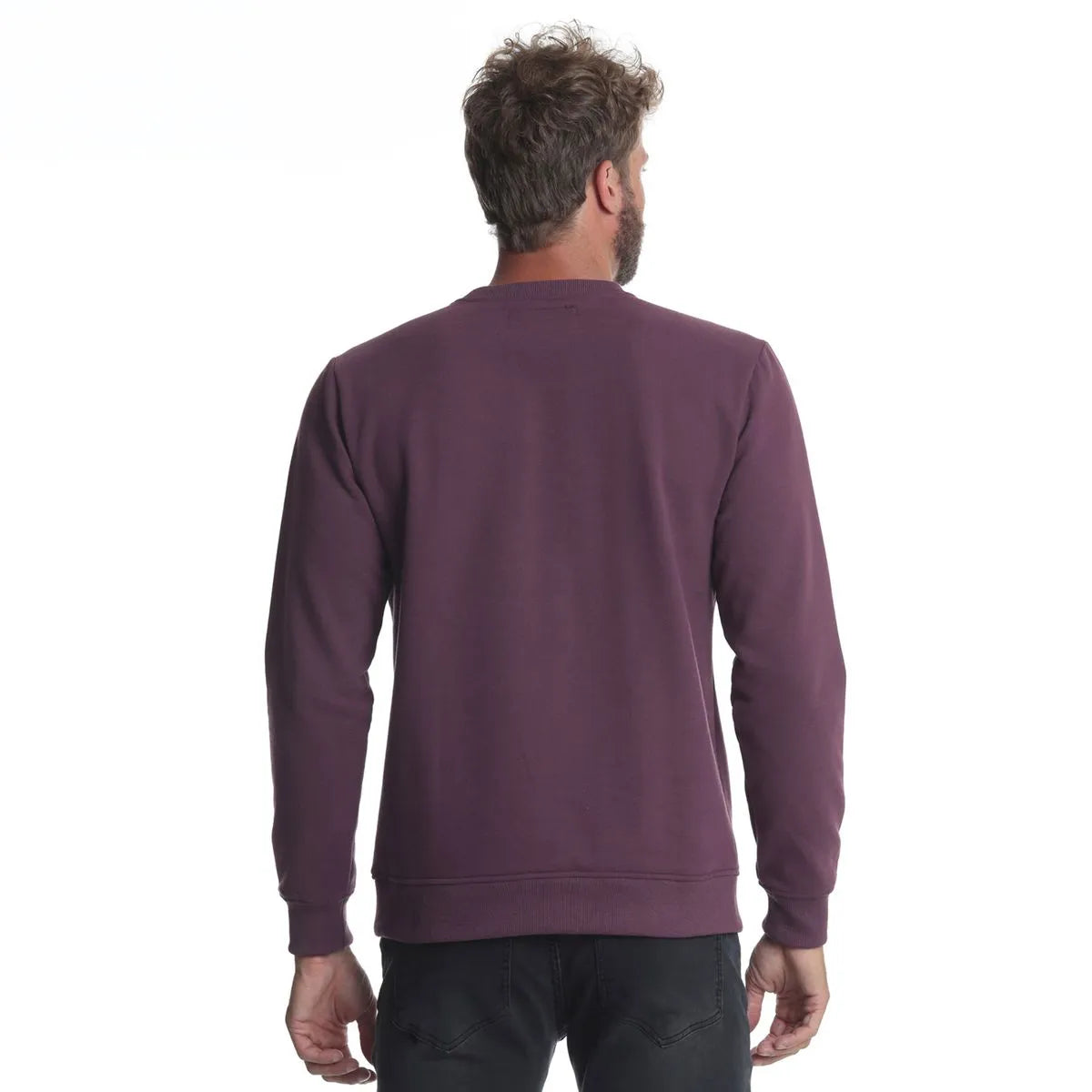 polerón-hombre-crew-neck-fleece-silicone-wash-ciruela