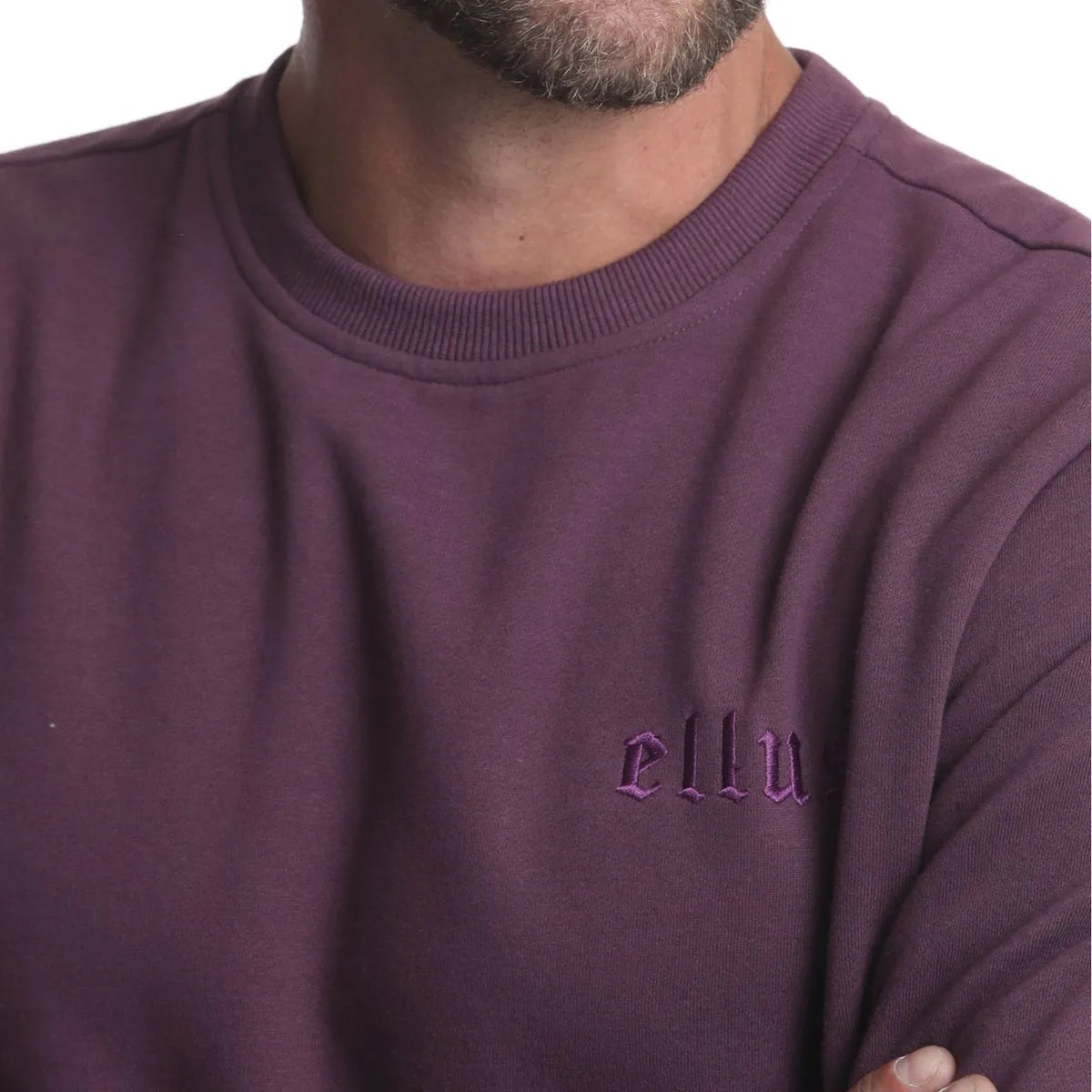polerón-hombre-crew-neck-fleece-silicone-wash-ciruela