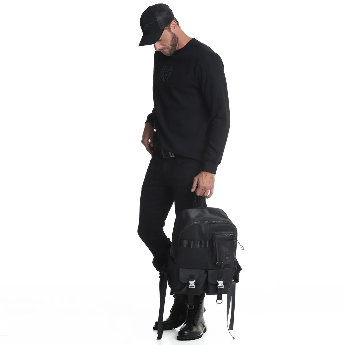polerón-crew-neck-fleece-silicone-wash-black