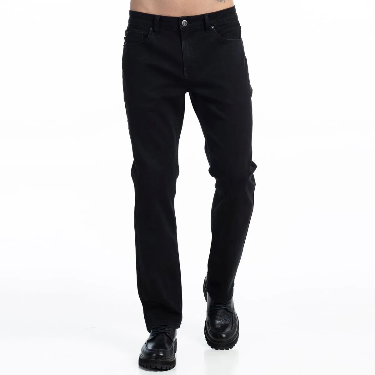 pantalon-hombre-straight-tiro-alto-negro-t40