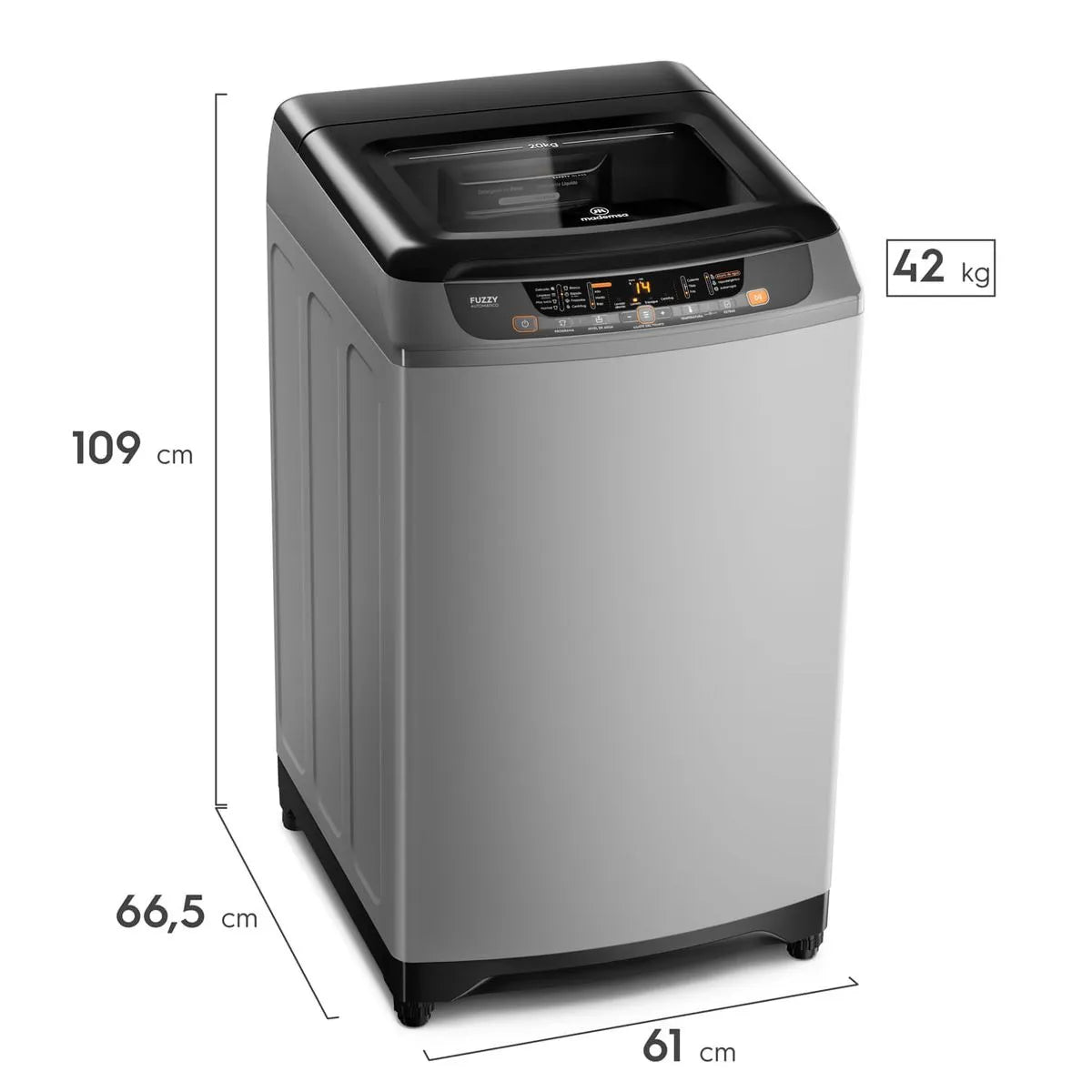 Lavadora Automática 18Kg Carga Superior Dispensador Disolución Máxima Blanca