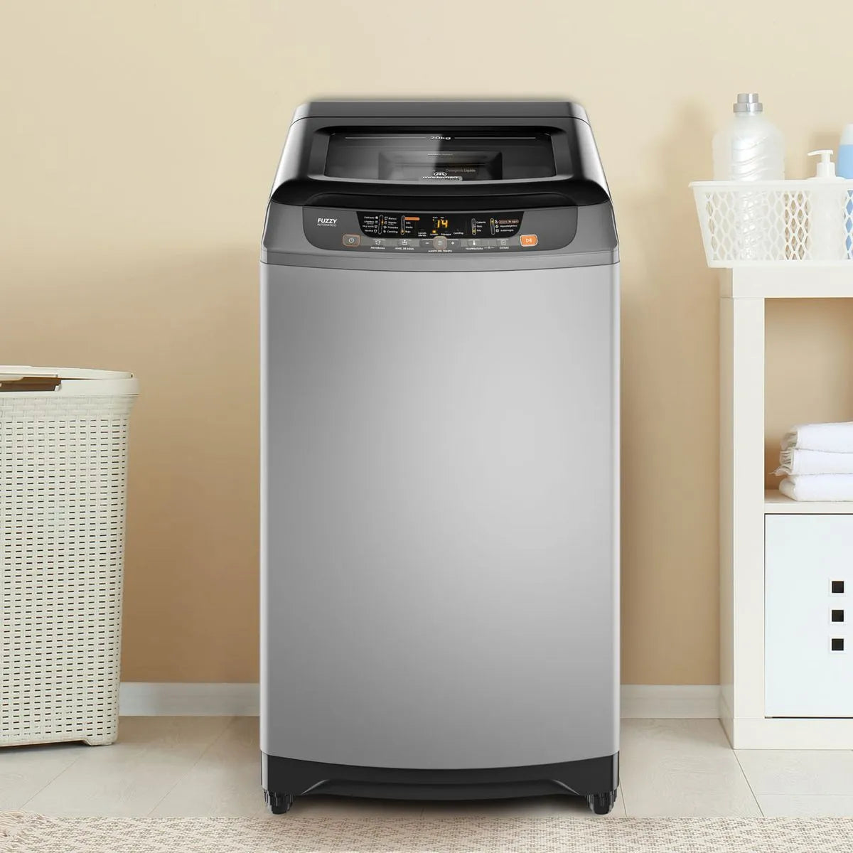 Lavadora Automática 18Kg Carga Superior Dispensador Disolución Máxima Blanca