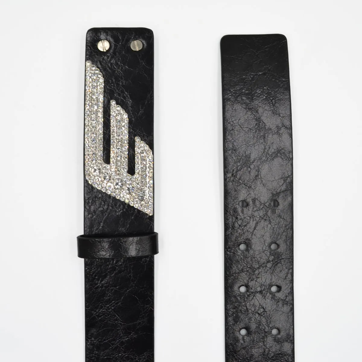 cinturón-mujer-hebilla-con-brillos-3,8cm-negro