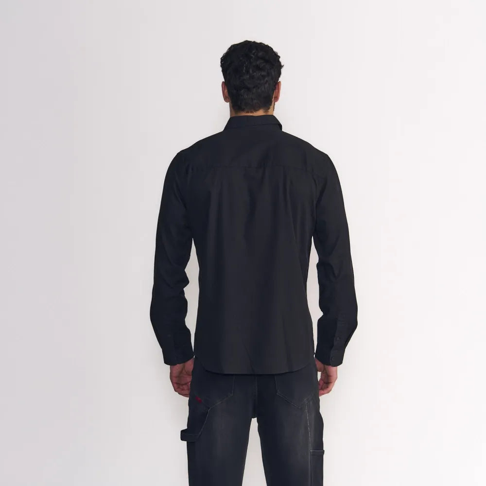 camisa-hombre-garment-dye-solid-negro