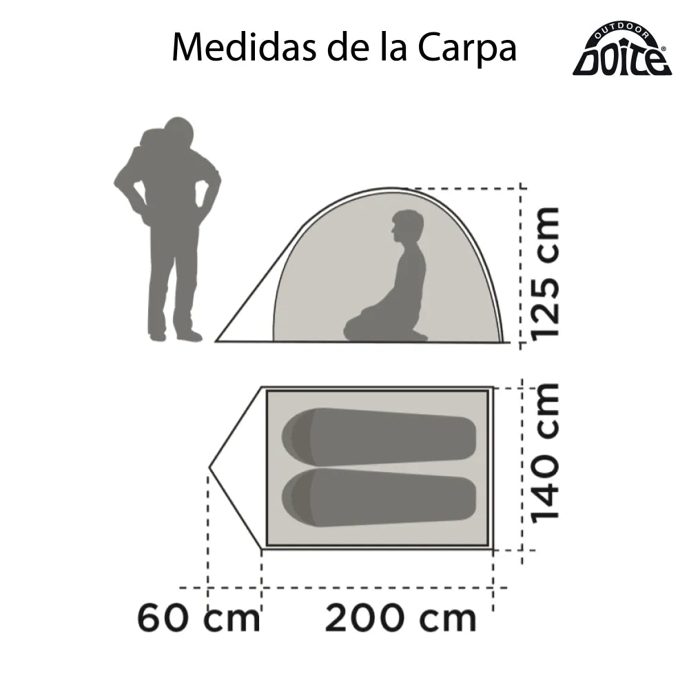 Carpa Andina 2 Personas