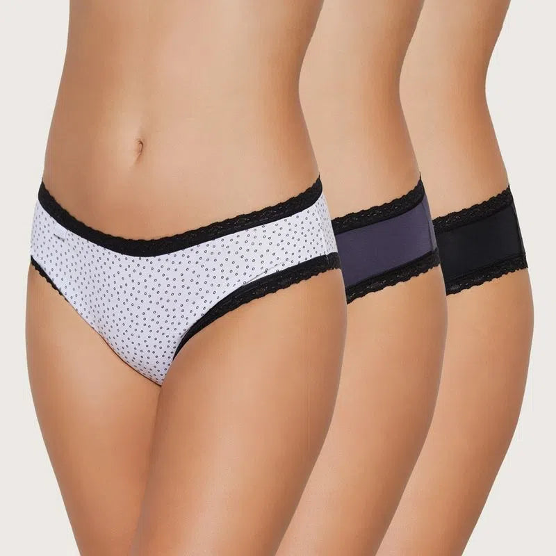 Pack 3 Calzón Tai Pantaleta Negro