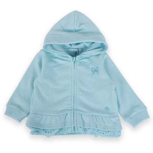 polerón-niña-bebé-c/gorro-celeste-