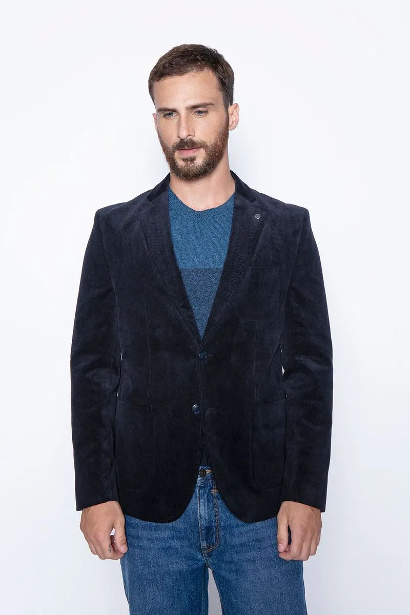 Blazer Hombre Corduroy Sport Fj Navy Ferouch Germani – germanionline