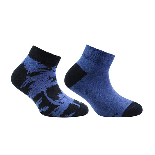 calcetin-niño-2-pares-calcetín-bamboo-palmeras-blue