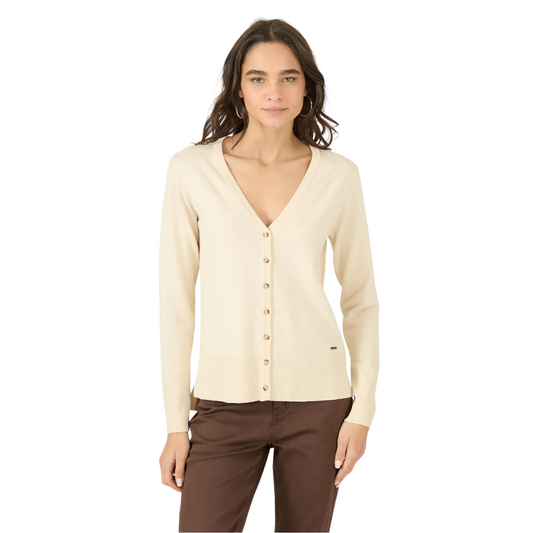 cardigan-mujer-cuello-v-beige