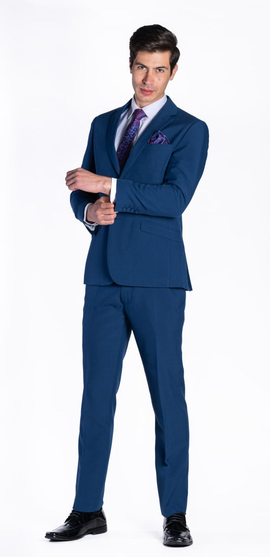 Traje de Hombre Ambo Minimat Cobalto