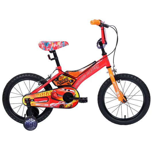 Bicicleta Niño Disney Cars Aro 16 Roja