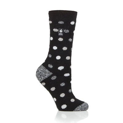 Calcetín Mujer Lite Dots Malaga Negro