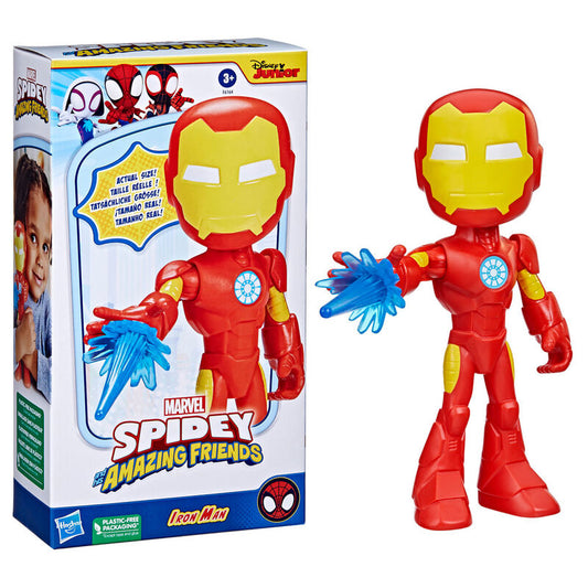 Figura Spidey Amazing Friends- Iron Man 22cm