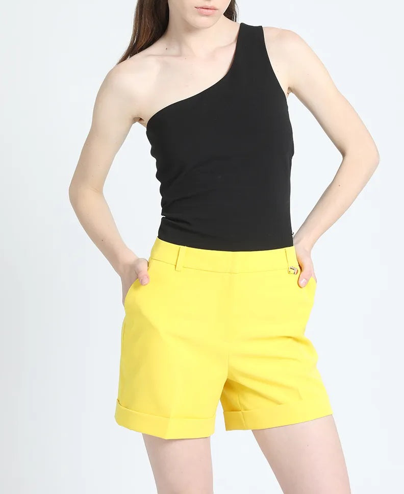 Short con Bastilla Amarillo