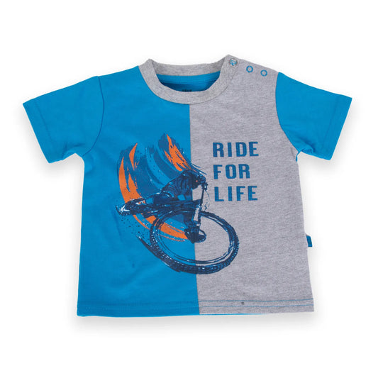 polera-niño-bebé-turquesa-ride