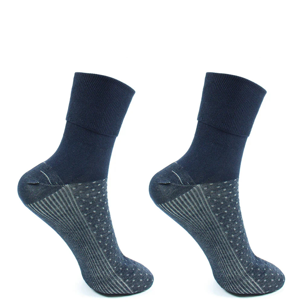 calcetin-mujer-2-pares-cobre-colores-vuelta-azul-