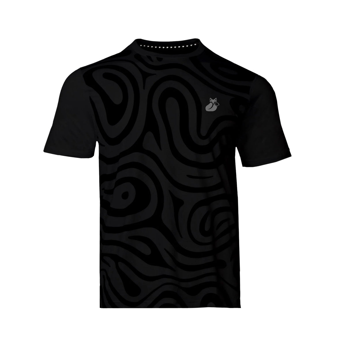 Polera Hombre Full Print Pro Lehinde L Negro
