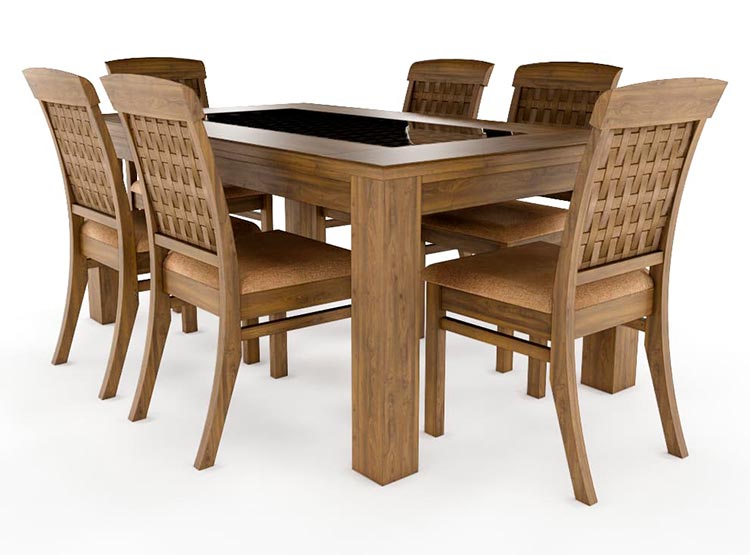 Juego Comedor New Antillanca Laurel 6 Sillas Rauli