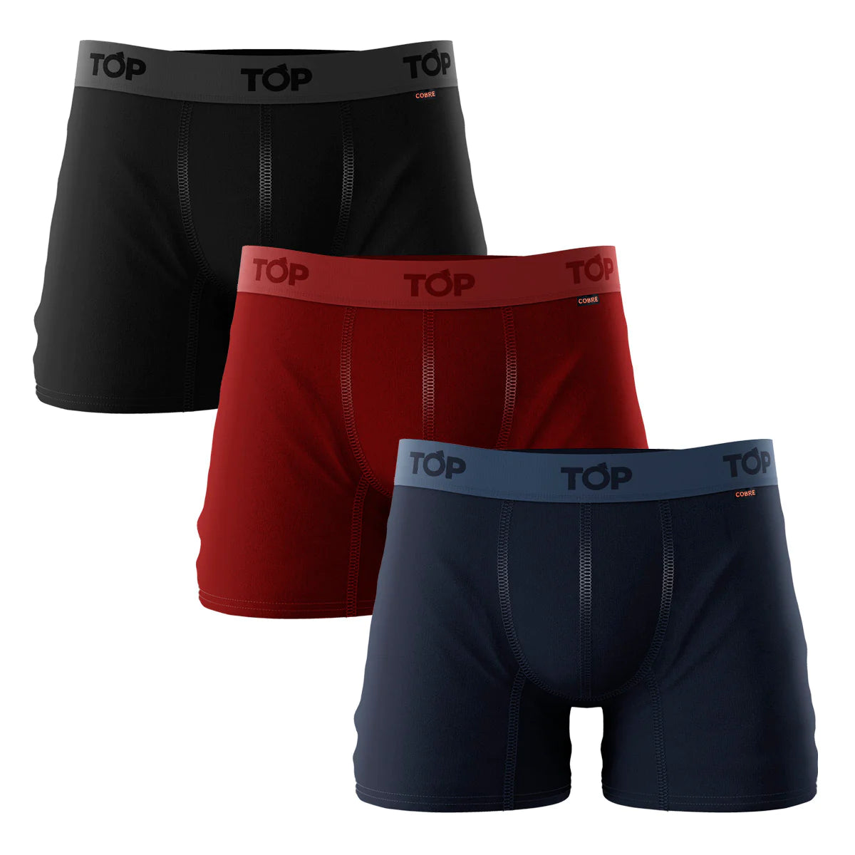 Boxer Hombre Cobre C2 Pack 3