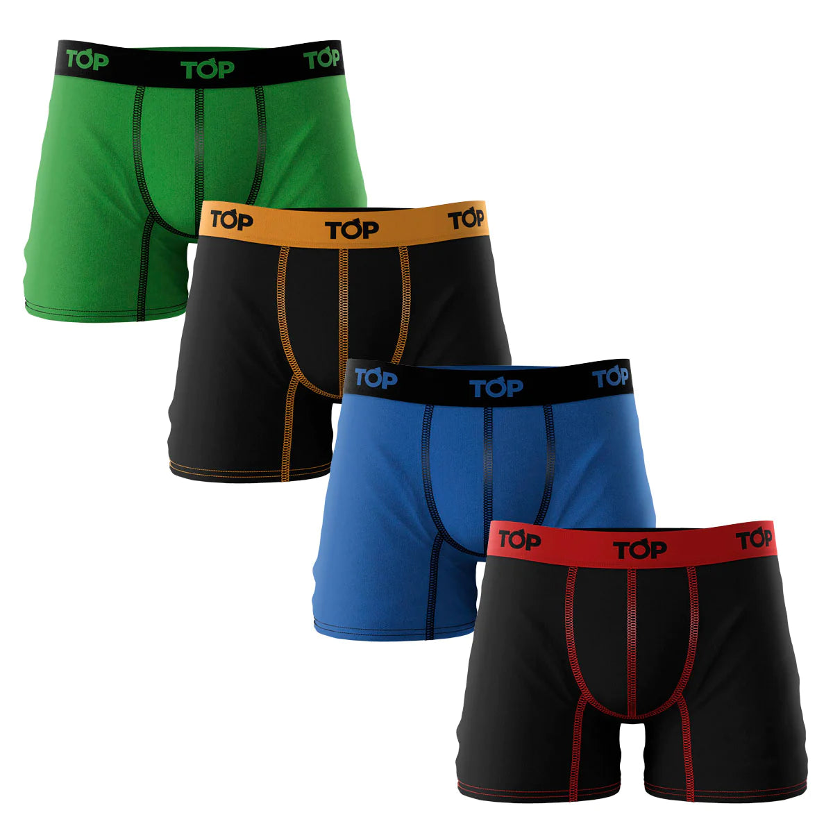 Bóxer Hombre PK C12 medio Pack 4