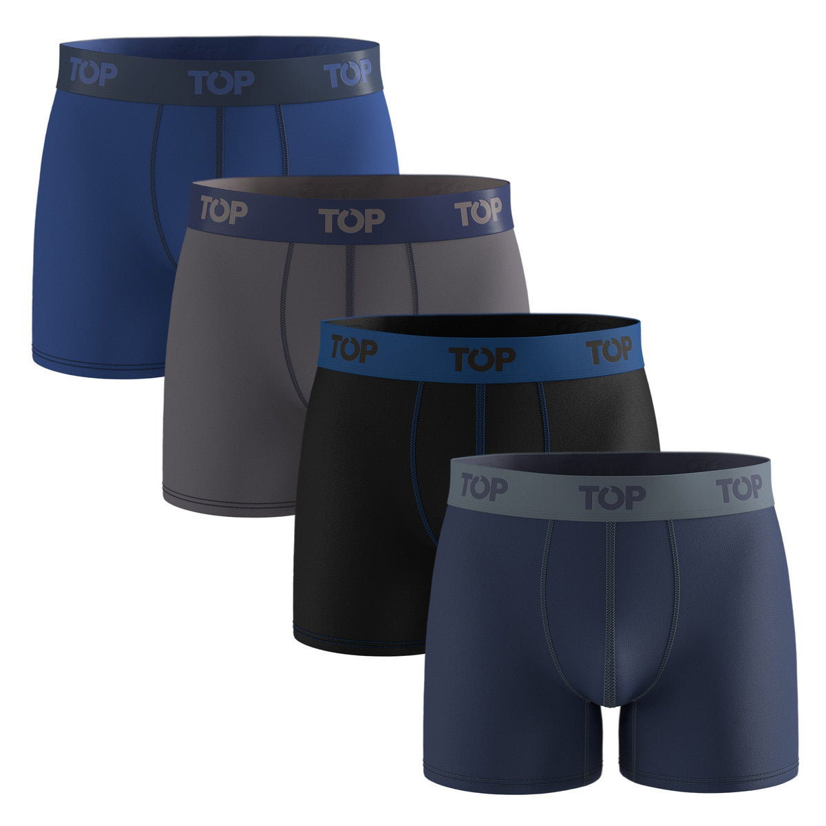 Pack 5 Bóxer Medio Hombre Algodón C13