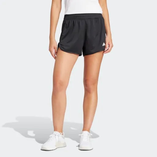 Shorts Mujer Pacer Essentials Tejidos Tiro Alto Negro