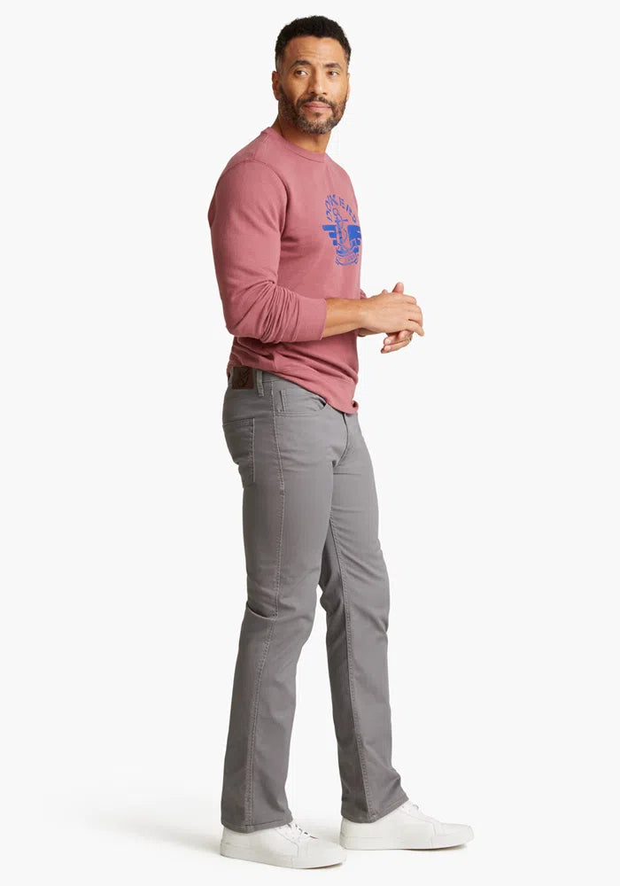 Pantalón Hombre Casual Jean Cut Straight Fit Gris