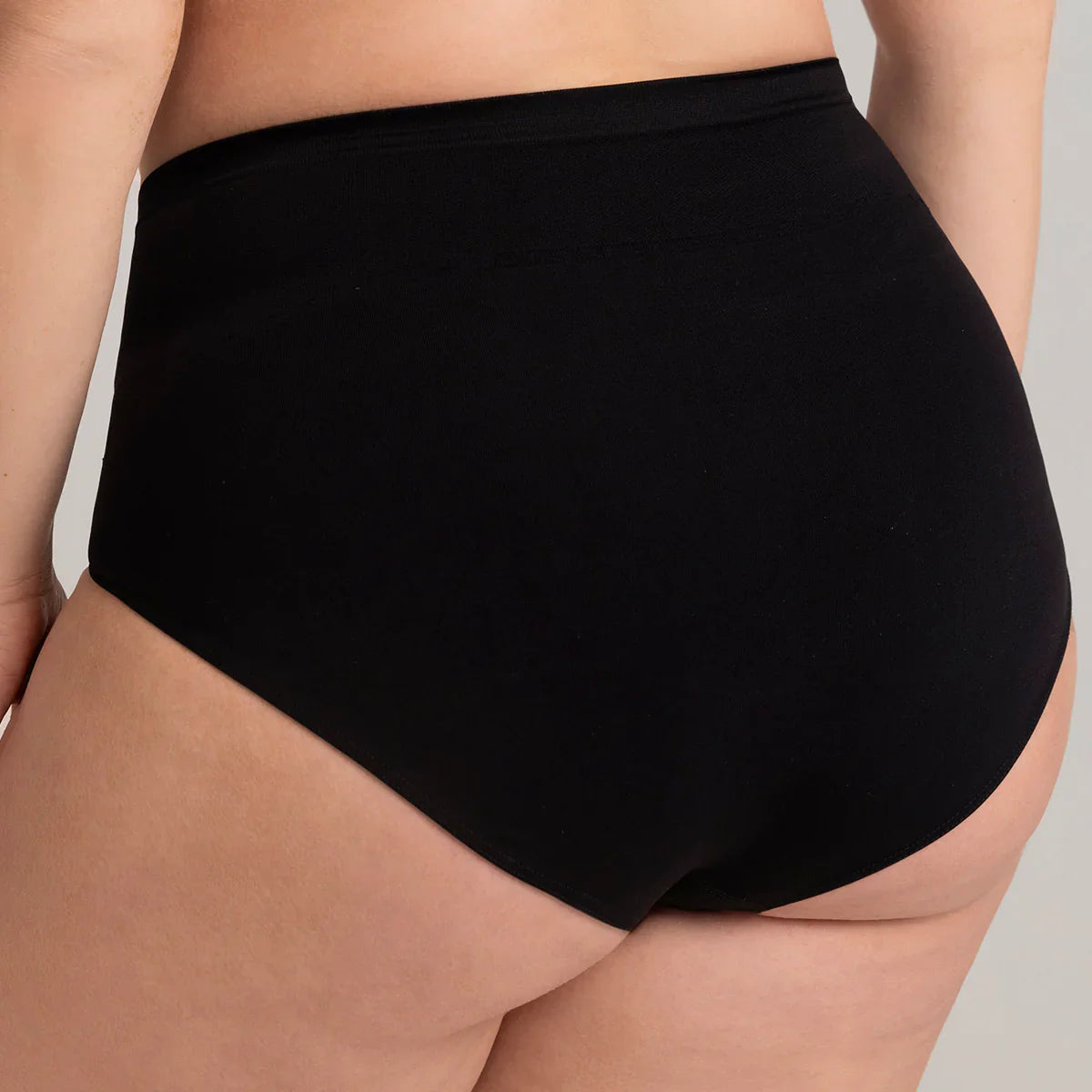 Calzon Mujer Alto Confort Size Negro