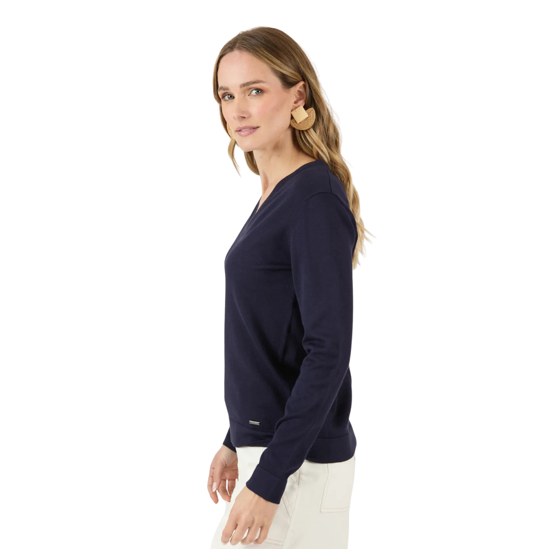 sweater-mujer-cuello-v-azul-marino