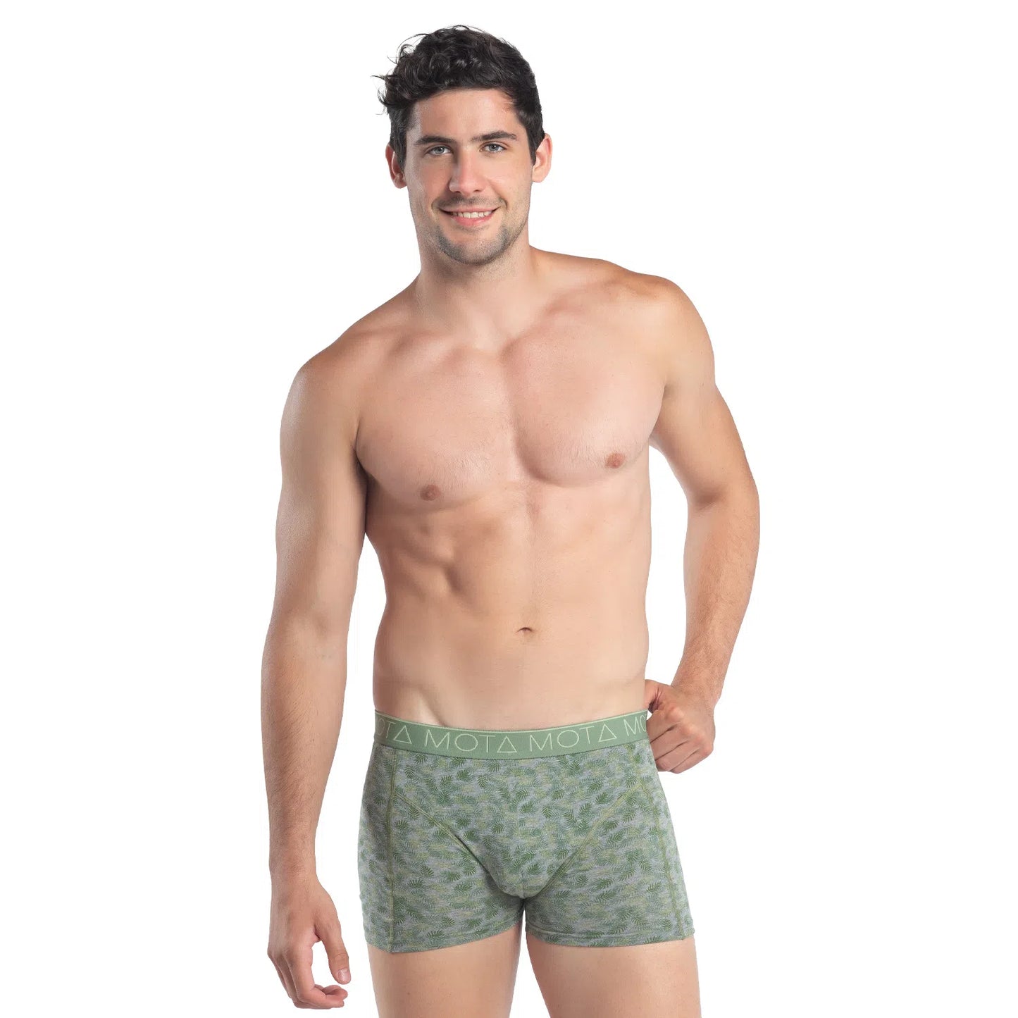 Pack 3 Bóxer Hombre Algodón Verde