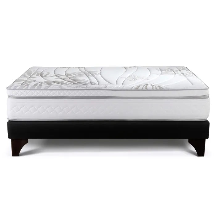 Cama Art 4 de 2 Plazas + 2 Almohadas Fibra Extra