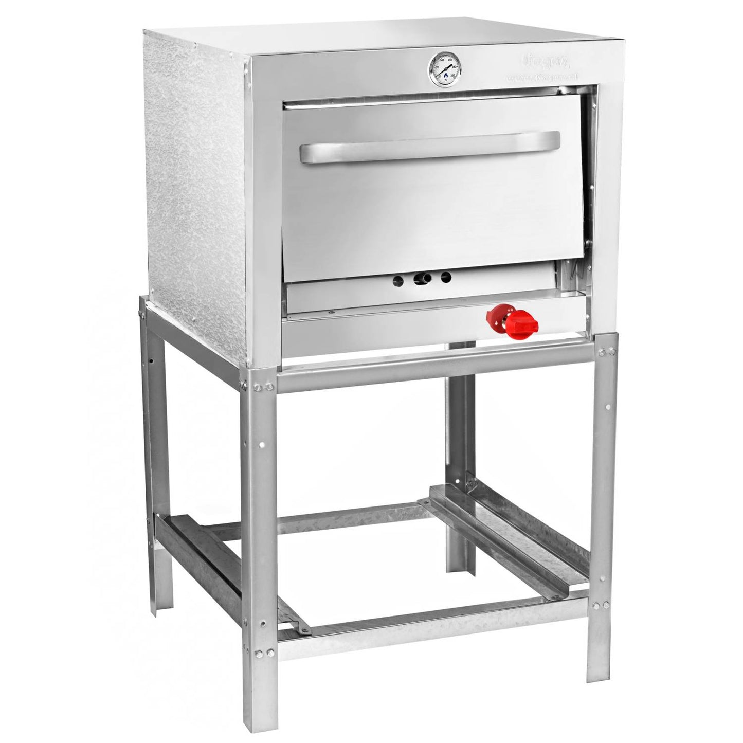 Horno 1 Cámara Inox Semi Industrial 50x50 Gas Natural