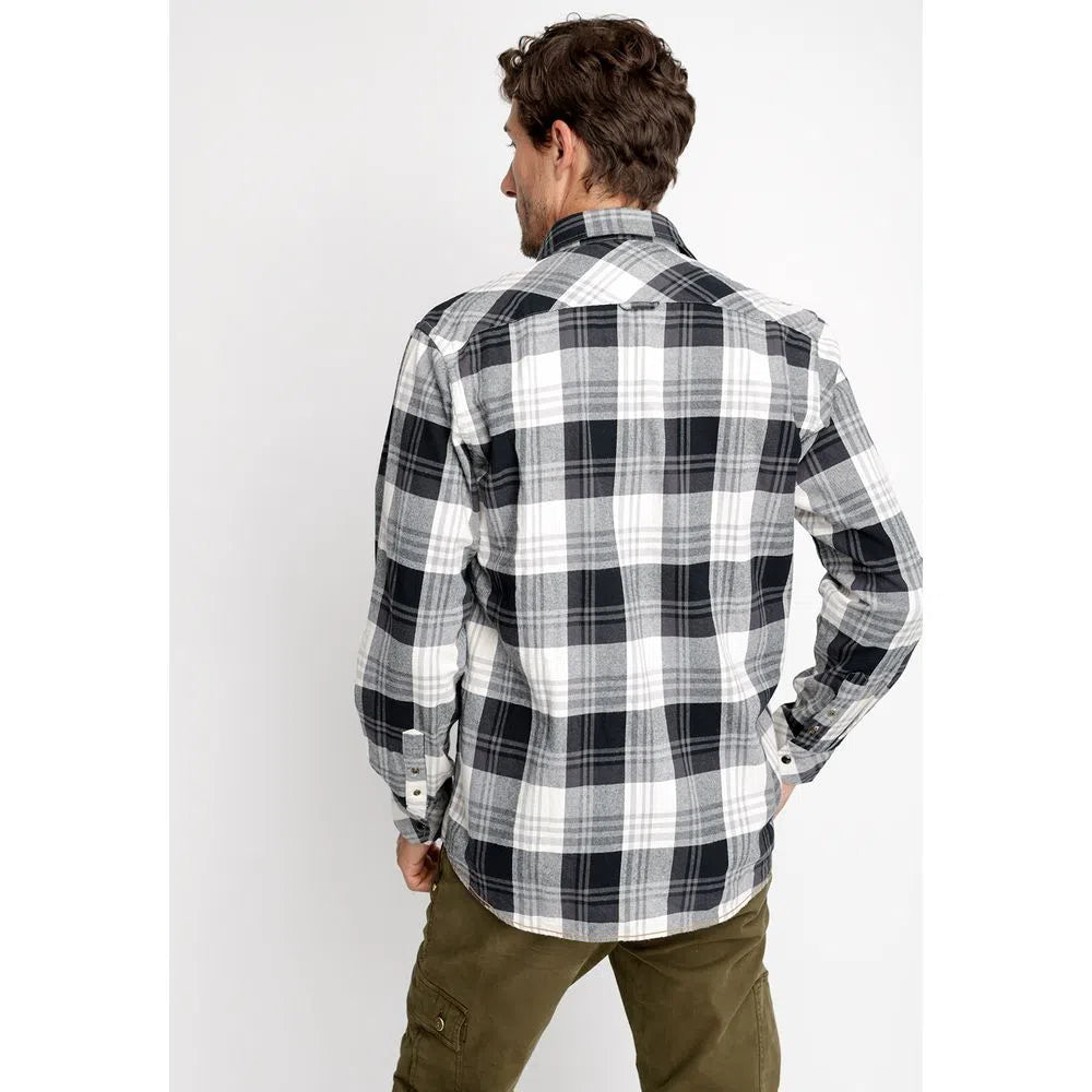 Camisa Hombre Checkered Virginia FJ Black