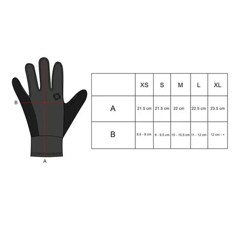 Guantes Mujer Caribu Negro