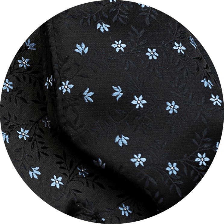 Gilet Hombre Con Plastron Y Pañuelo OC23 Black-Blue