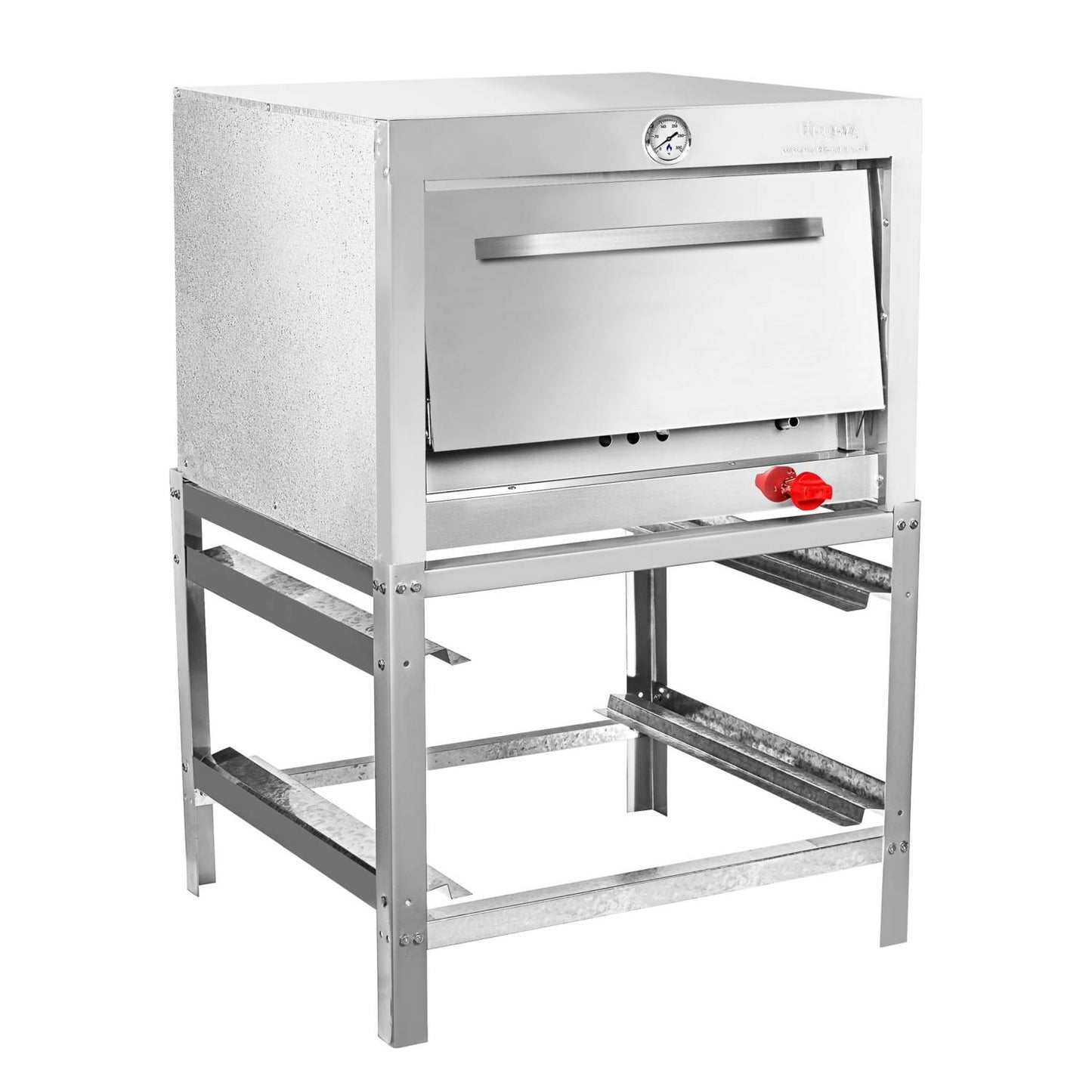 Horno 1 Cámara Inox Semi Industrial 58x65 Gas Natural