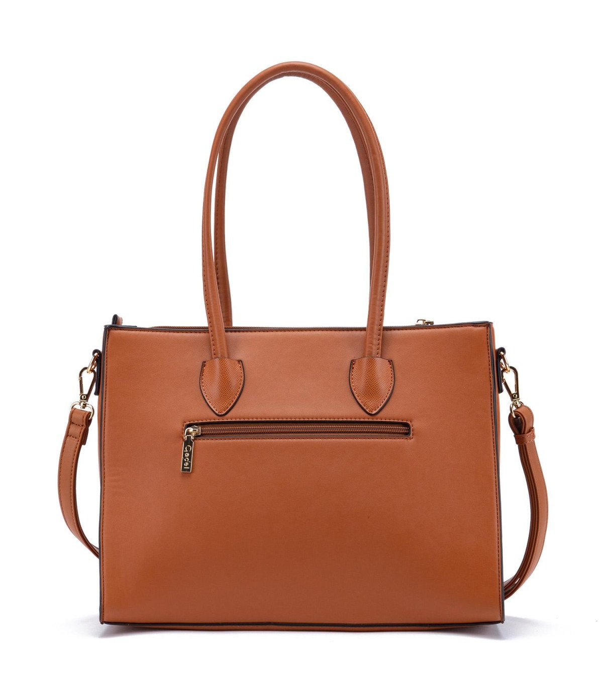 Cartera Mujer Dos Asas Grande Off White