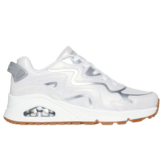 Zapatilla Niña Uno Gen1 Wavy Shimmer White