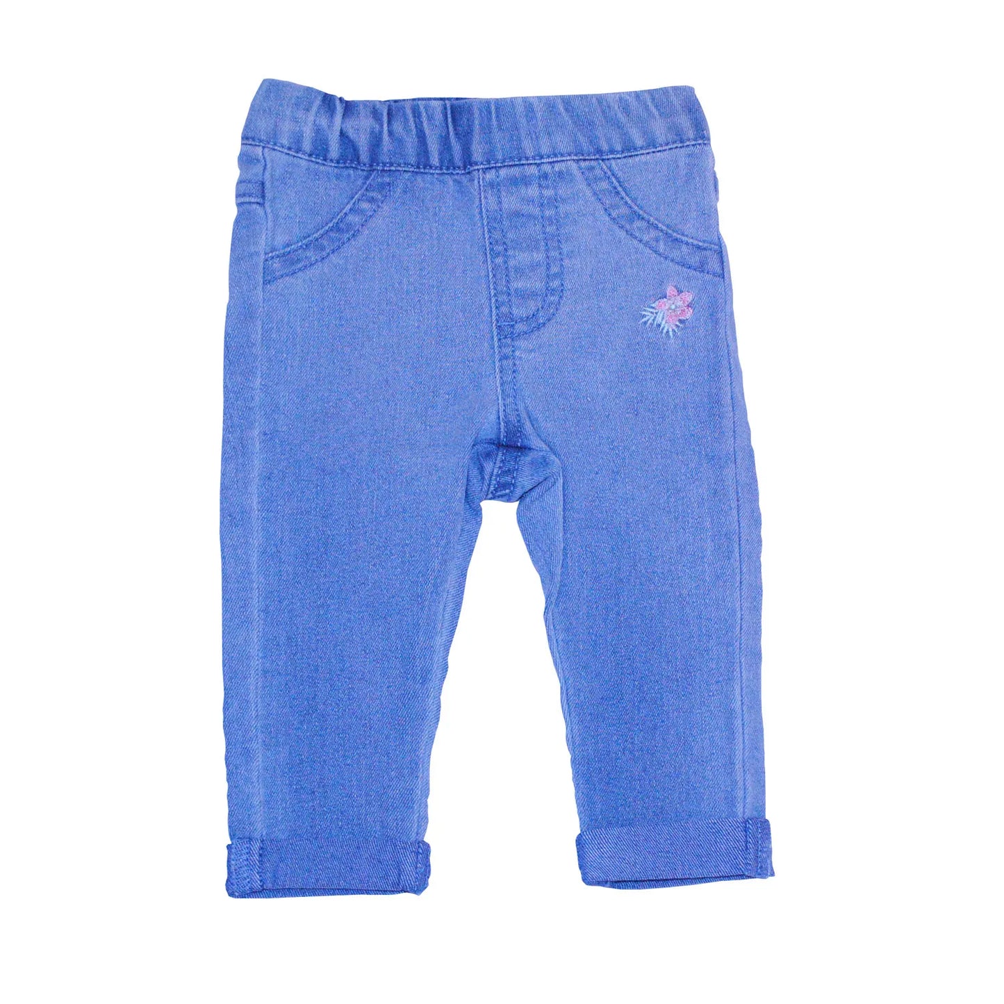 Jeans Bebe Niña Celeste