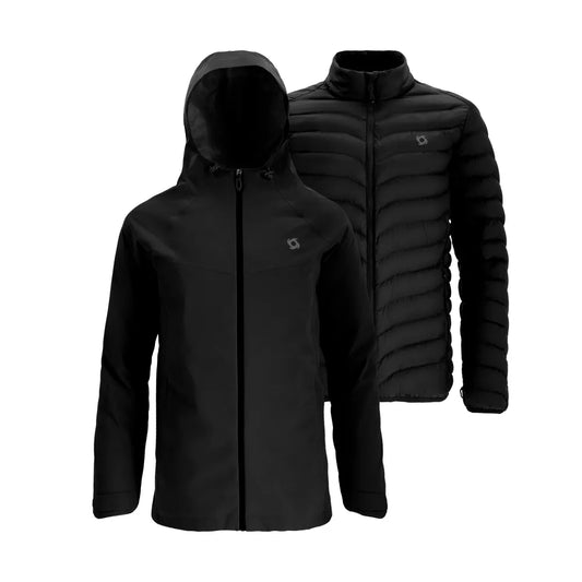 Parka Hombre 3 En 1 Skada Negro