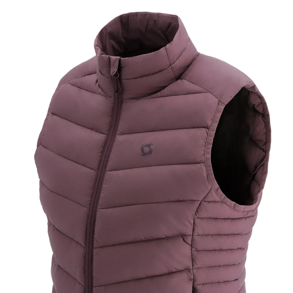 Parka Mujer Térmica Sin Mangas Aki Cerise