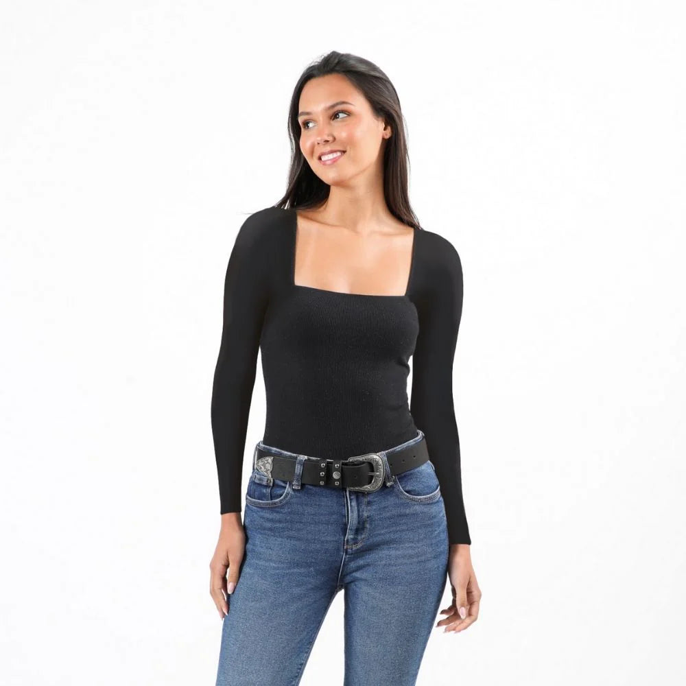 Cinturón Mujer Basic Black