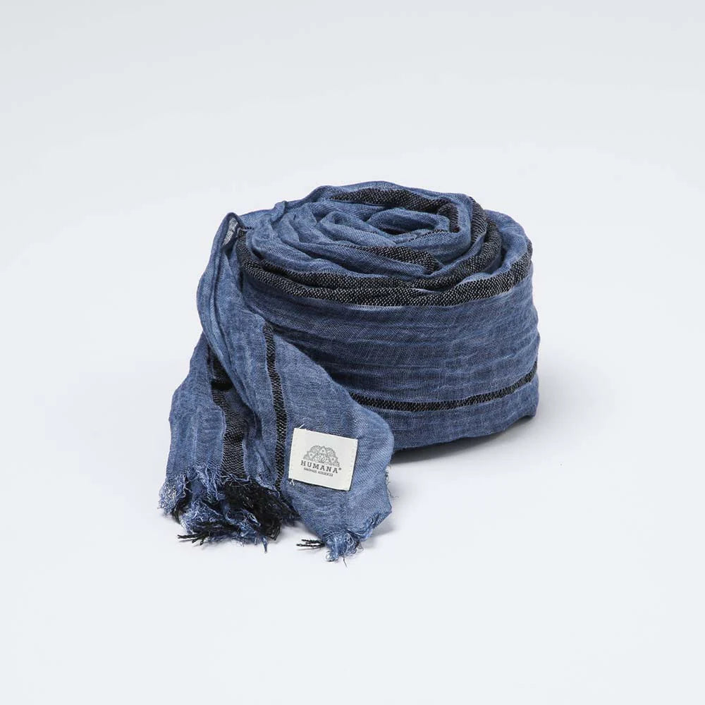 Pañuelo Mujer Liso Vigo Azul