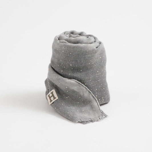 Pañuelo Mujer Estampado Edgar Brillos Gris Humana