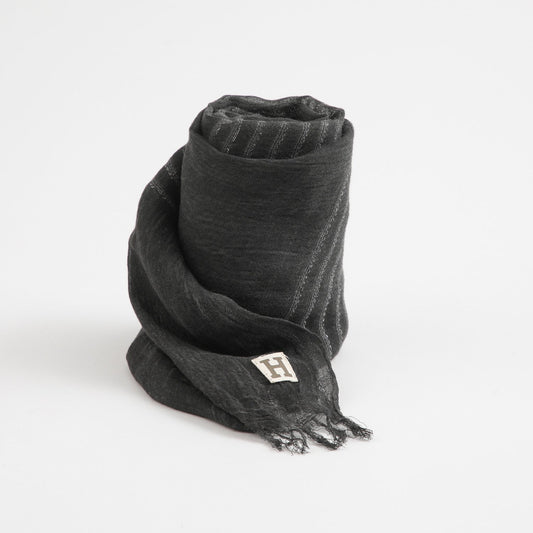 Pañuelo Mujer Liso Emil Lurex Gris Humana